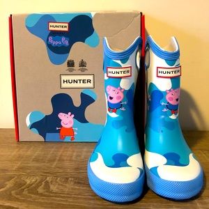 NWT Toddler Hunter Peppa Pig Rain Boot